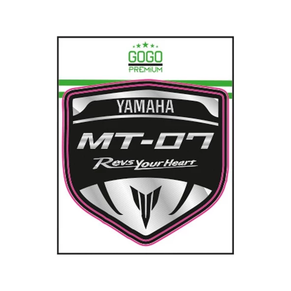 Yamaha Mt07 Uyumlu Sıperlık Damla Stıcker ürün görseli