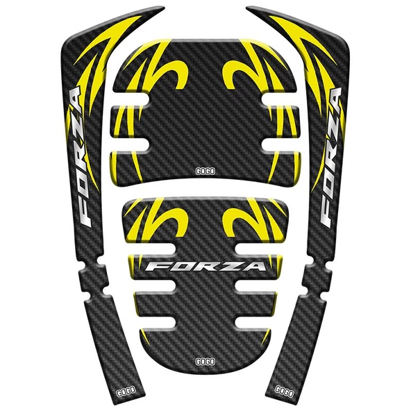 Honda Forza 2021 - 2024 Uyumlu Tank Pad 007 ürün görseli