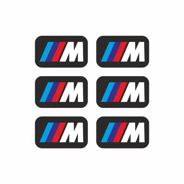 M 6 Lı Logo Damla Stıcker ürün görseli