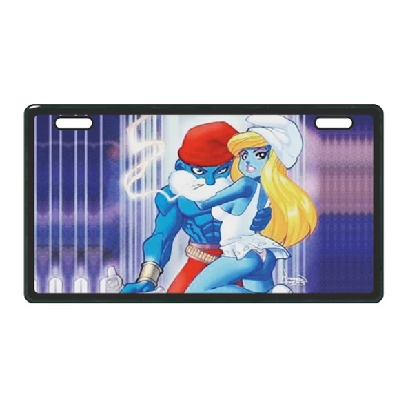 Şirinler E-Bike Plakalık ürün görseli