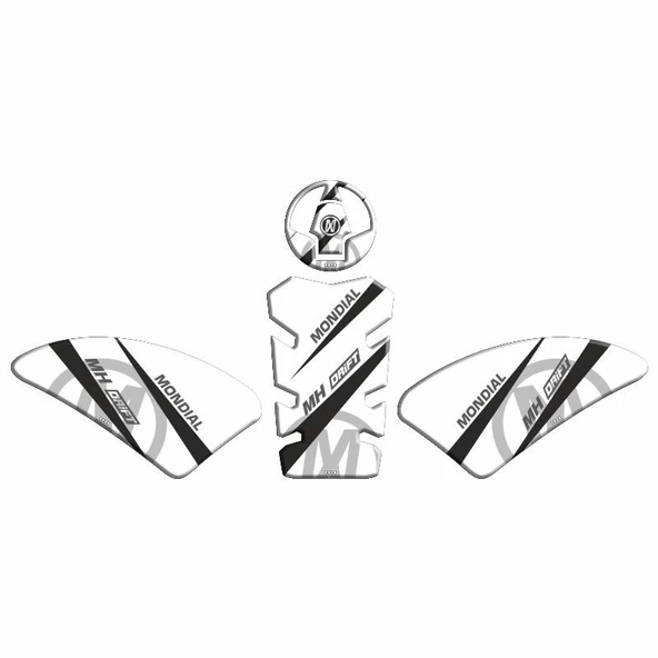 Mondial Mh Drift L 125 2019 - 2024 Uyumlu Tank Pad 007 ürün görseli