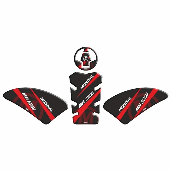Mondial Mh Drift L 125 2019 - 2024 Uyumlu Tank Pad 005