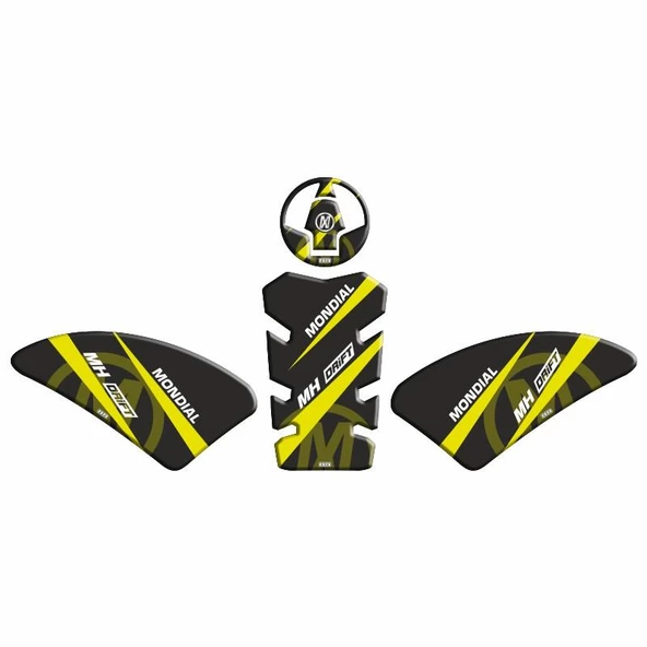 Mondial Mh Drift L 125 2019 - 2024 Uyumlu Tank Pad 004