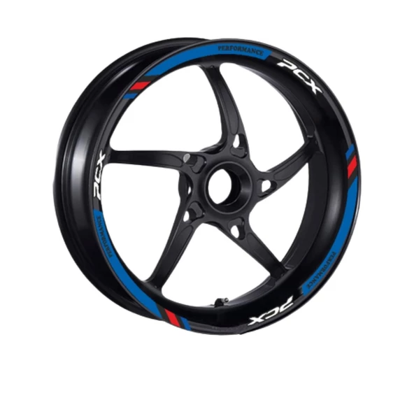 Honda M Power Beyaz Pcx Uyumlu 1 Set Jant Şeridi - 2