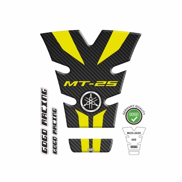 Yamaha Mt-25 2020 - 2024 Uyumlu Tank Pad 009 ürün görseli