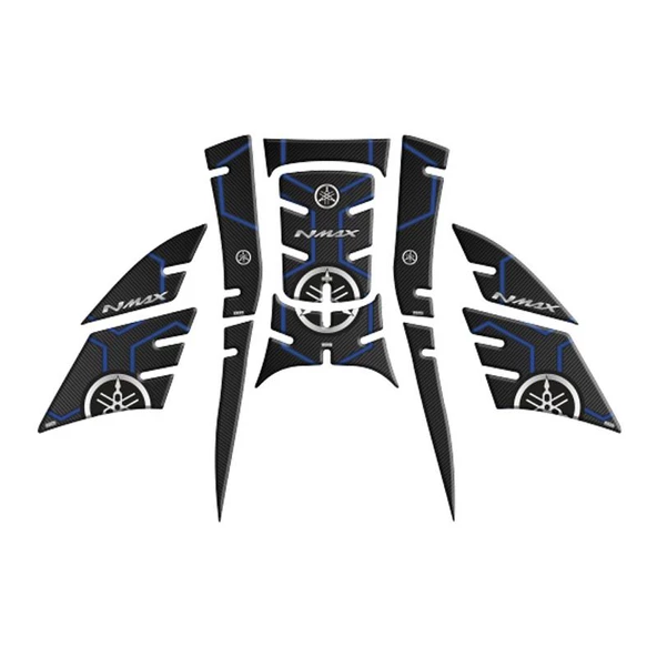 Yamaha Nmax 2021 - 2024 Uyumlu Tank Pad Set 004 ürün görseli