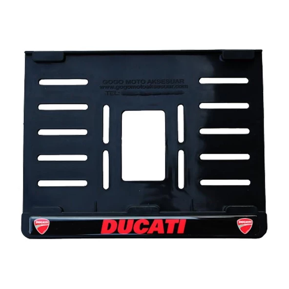 Ducati Ducatı Uyumlu Plastik (15X24 Cm) Kırılmaz Plakalık ürün görseli