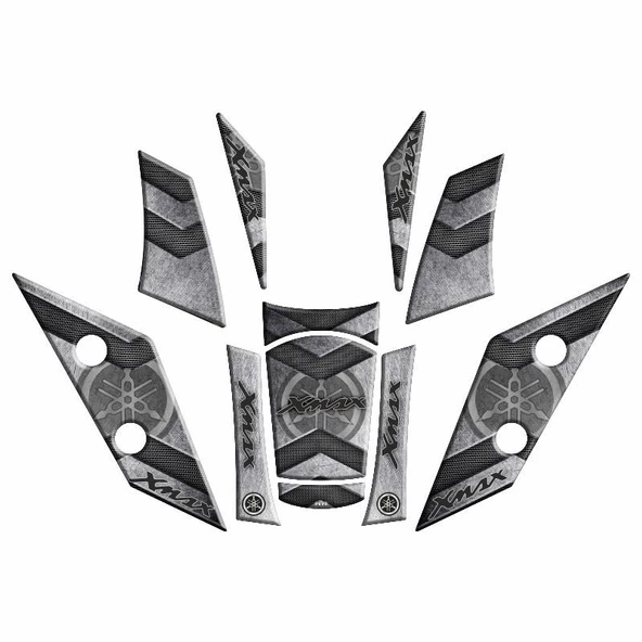 Yamaha Xmax 2018 - 2022 Uyumlu Tank Pad Set 005 ürün görseli