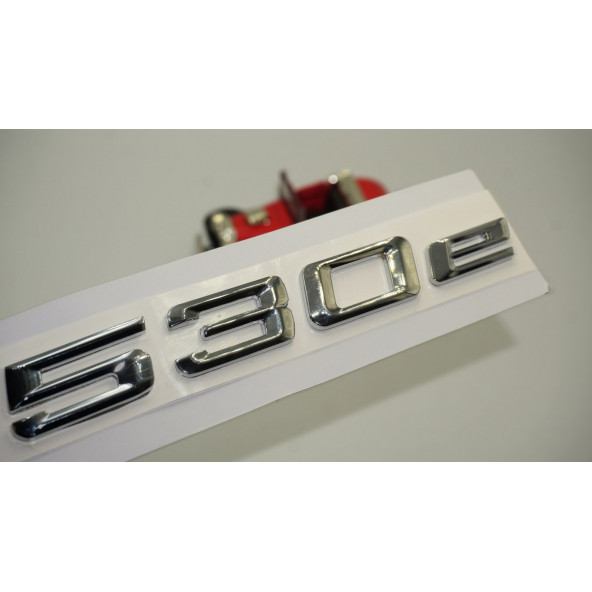 Bmw 530e Bagaj Krom Metal 3M 3D Yazı Logo ürün görseli 1