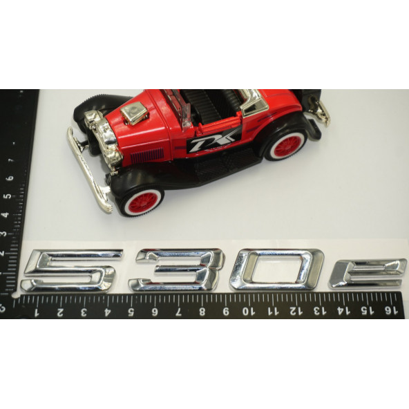Bmw 530e Bagaj Krom Metal 3M 3D Yazı Logo - Resim 6