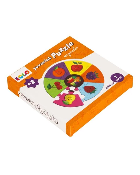 Yuvarlak Puzzle Meyveler Eolo Yayınları - 3