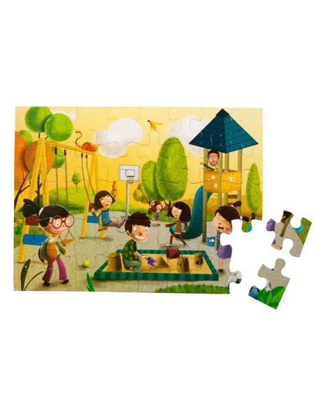 Eolo 40 Parça Puzzle Parkta - 3