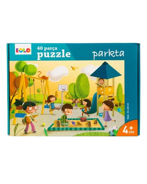 Eolo 40 Parça Puzzle Parkta - 2