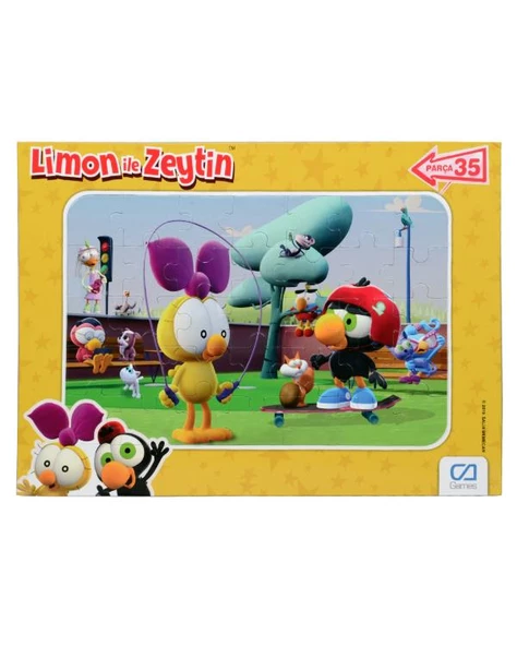 Limon İle Zeytin 35 Parça Frame Puzzle 5083