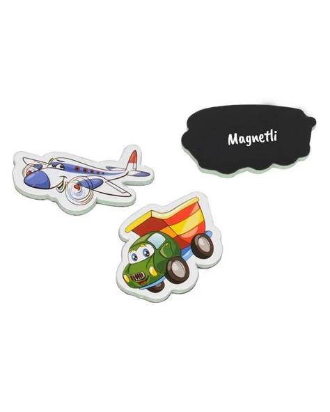 Manyetik Taşıtlar 30 Parça Diytoy - Resim 2