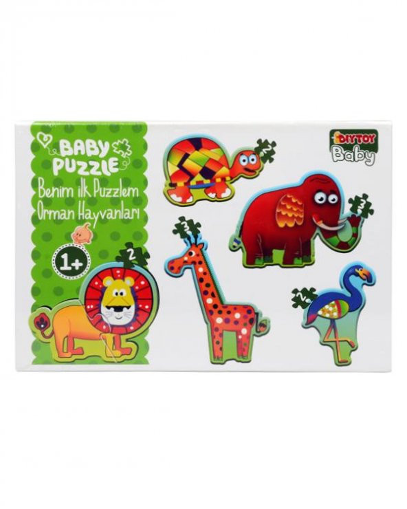 DiyToy Puzzle Baby Orman Hayvanları