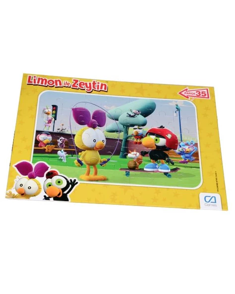 Limon İle Zeytin 35 Parça Frame Puzzle 5083 - 2