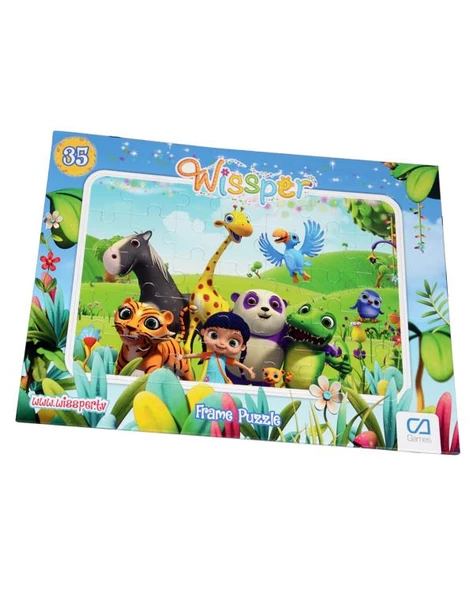 Wissper 35 Parça Frame Çocuk Yapboz 5063 - 2