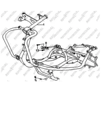 Mondial Şasi Sk 125 Mt Orj.