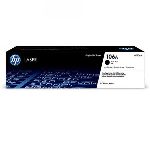 Hp W1106A (106A) Siyah Orjinal Toner