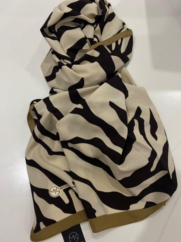 Karamel Serisi Zebrasa Desenli Şal - Resim 2