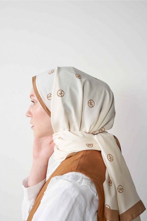 Inci Serisi Vizon Mk Desenli Şal - Resim 3