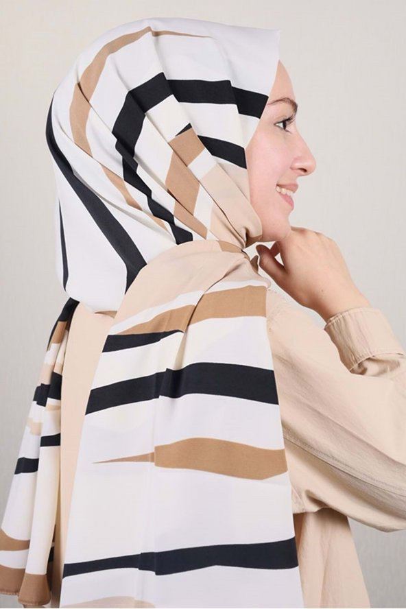 Moda Kaşmir Desenli Medine Ipeği Şal - Desen-05 - Renk-04 ürün görseli