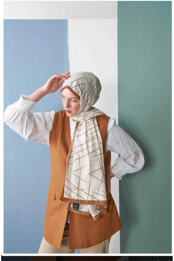 Medine Ipeği Inci Caremel Serisi Şallar ürün görseli 1