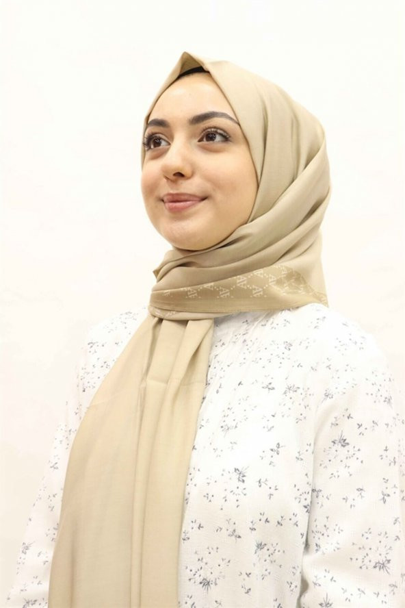 Trend Modal Şal 3593 (7038) - Bej ürün görseli 1