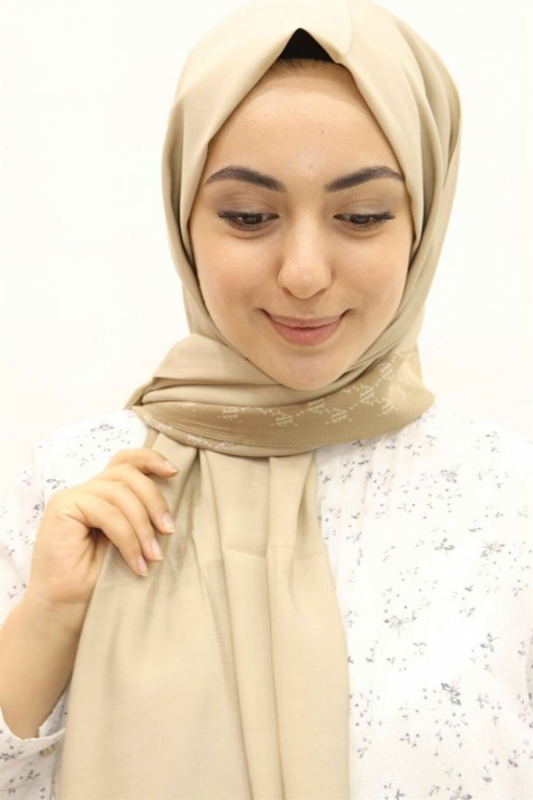 Trend Modal Şal 3593 (7038) - Bej - Resim 2