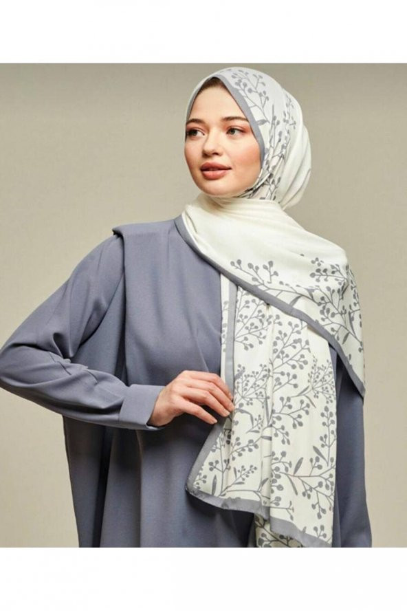 Medine Ipeği Inci Gri Serisi Şallar ürün görseli