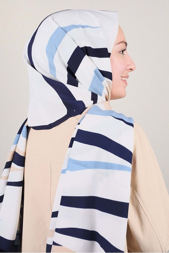 Moda Kaşmir Desenli Medine Ipeği Şal - Desen-05 - Renk-02 ürün görseli 1