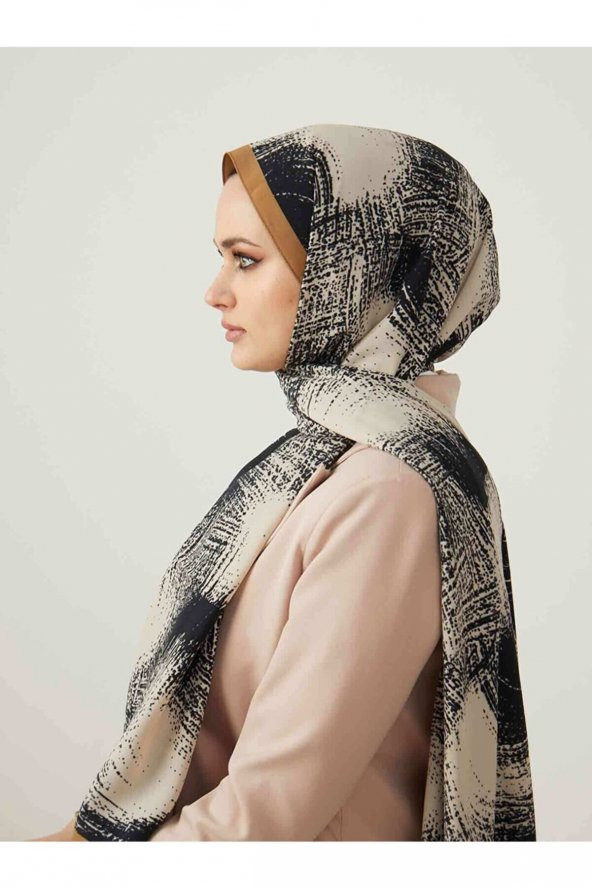 Kadın Karamel Serisi Harmony Desenli Şal - Resim 2