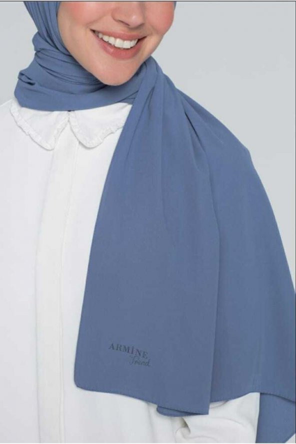 Kadın Indigo Trend Medine Şal - Resim 2
