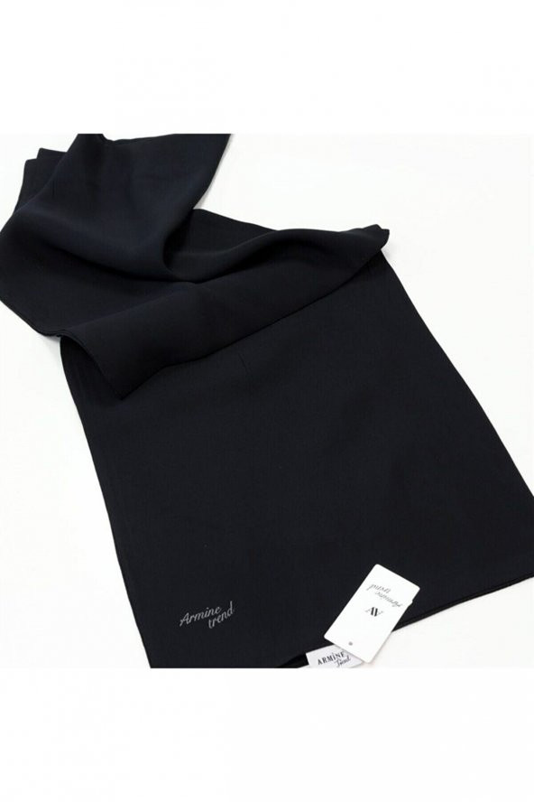 Kadın Siyah Trend Modal Şal - Resim 3