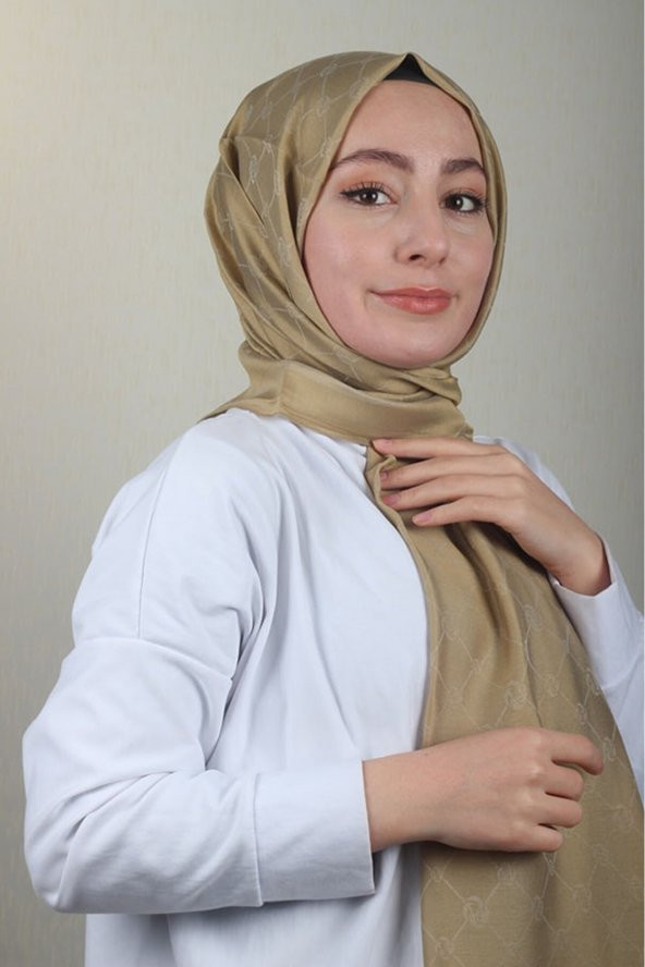 Kadın Gold Trend Crush Şal - Desen-03 - Renk-08 ürün görseli 1