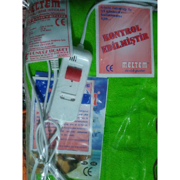 MELTEM TEK KİŞİLİK ELEKTRİKLİ BATTANİYE, KARMA GÖNDERİM - 2