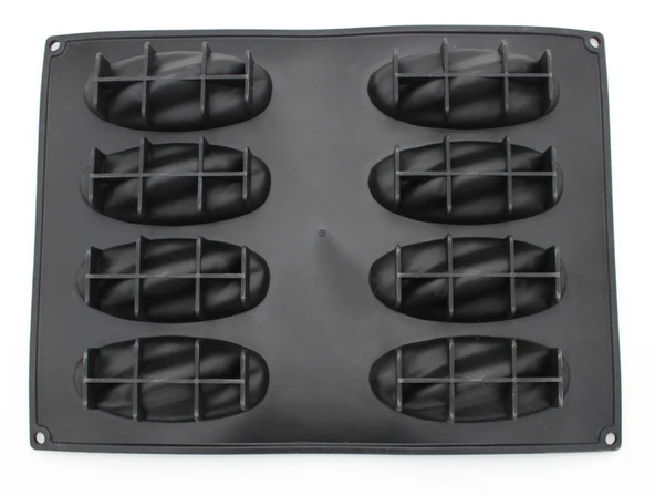 SİLİKON KALIP FISTIK 40X30 8 Lİ