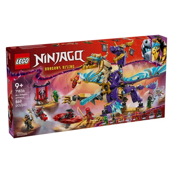 PTTAVM: 71836 Lego Ninjago Focusun Ark Ejderhası 869 parça +9 yaş