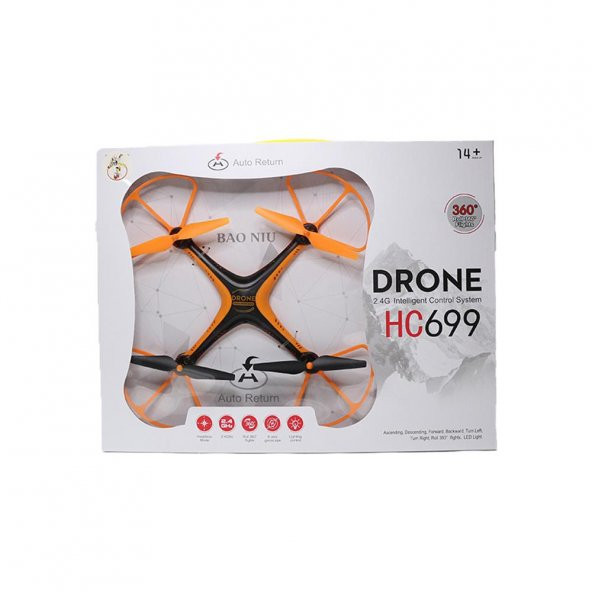 Gepettoys  HC699 6-Eksen 4-CH Başsız Mod RC Drone 2.4G Akıllı Kontrol 1 Adet Fiyatıdır - 3