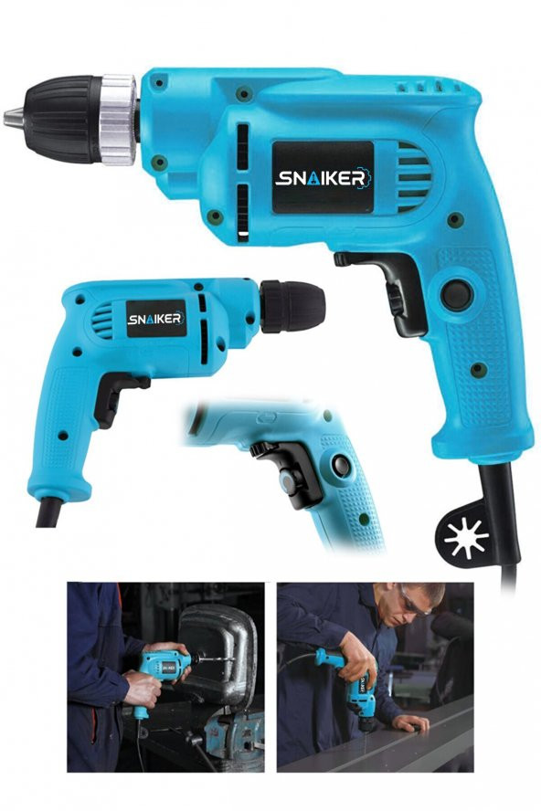 snaiker Alman 700 X 10 mm Bakir Sargili Darbesiz Vidalama Matkap + 24 Parça Set Hediyeli - 2