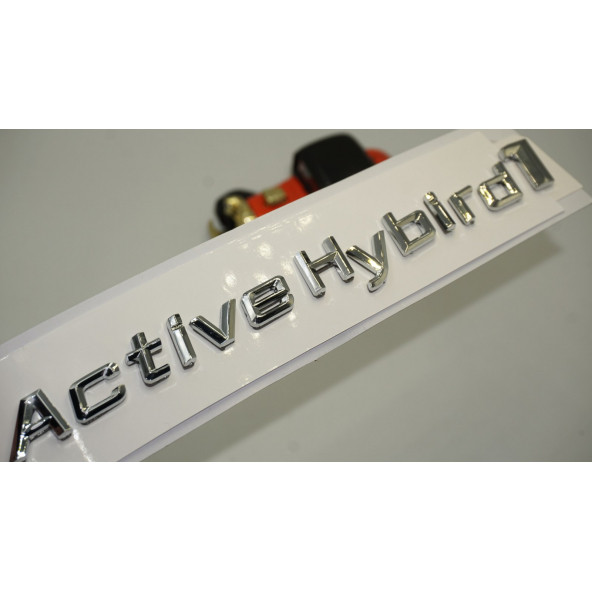 Bmw Active Hybrid1 Bagaj Krom Metal 3M 3D Yazı Logo