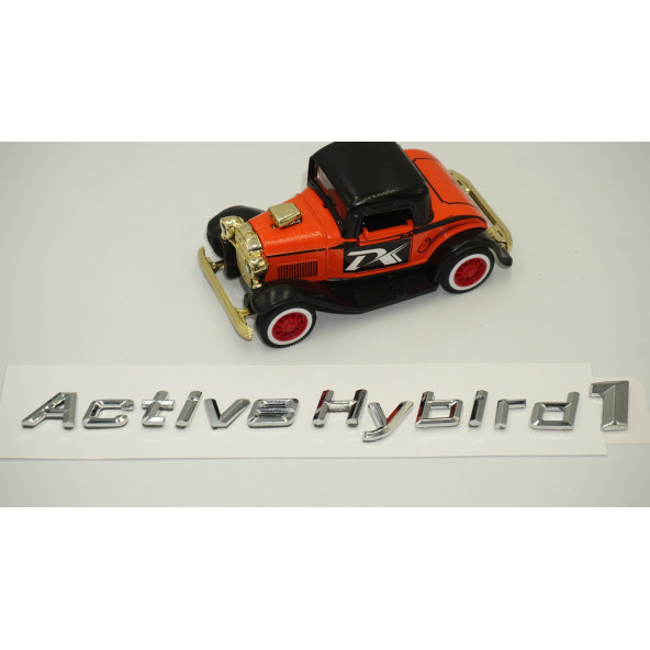 Bmw Active Hybrid1 Bagaj Krom Metal 3M 3D Yazı Logo - Resim 3