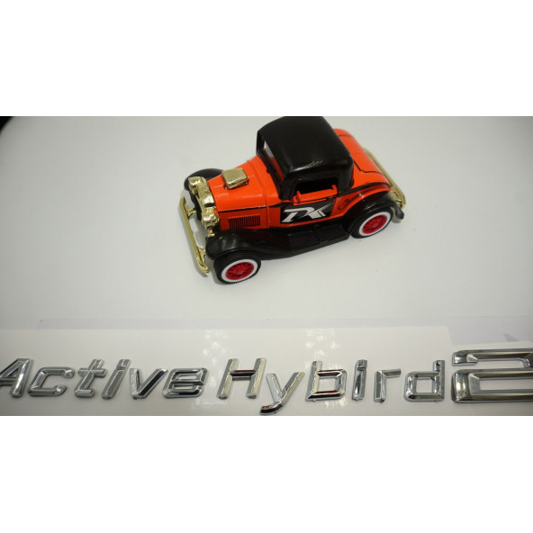 Bmw Active Hybrid2 Bagaj Krom Metal 3M 3D Yazı Logo - 4