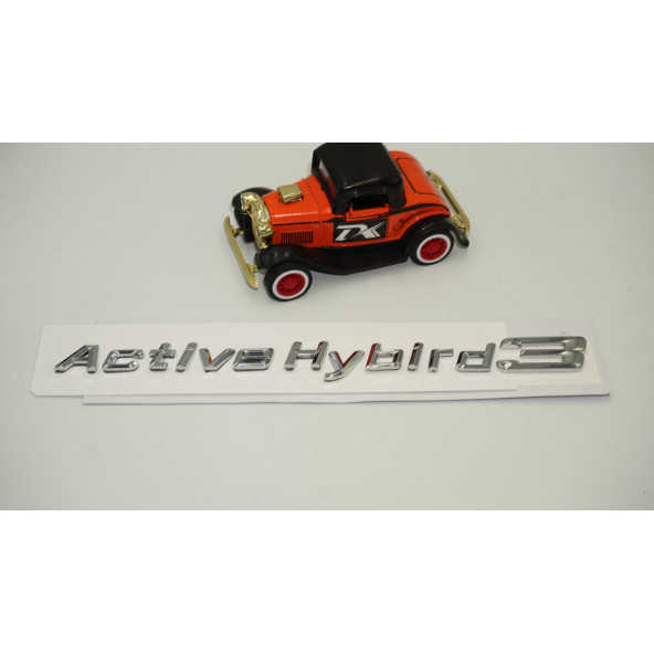 Bmw Active Hybrid3 Bagaj Krom Metal 3M 3D Yazı Logo - 2