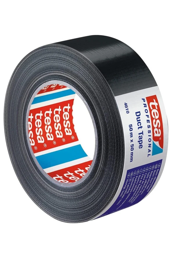 Tesa Tamir Bandı Basic Duck Siyah 50 mm x 50 Metre