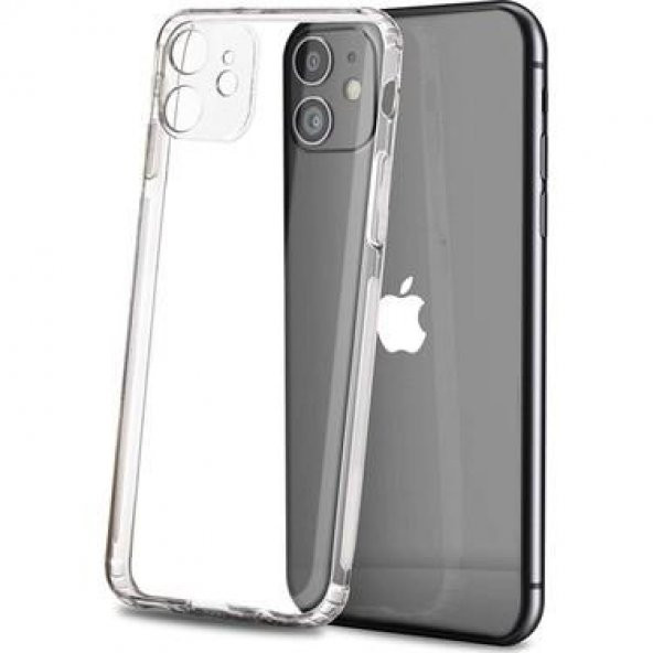 İphone 11 Pro Max Tıpalı Kamera Korumalı Silikon Kılıf ürün görseli