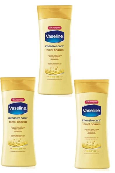 Vaseline İntensive Care Deep Restore Temel Bakım 100 Ml 3'Lü PAKET (SKT:06/2022)