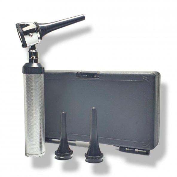 Archer Veteriner Otoskop Seti Metal Handle LED Beyaz ışık - 2