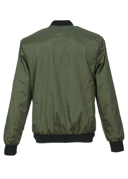 Erkek Kumaş Mont Yazlık Model Haki Renk - 9